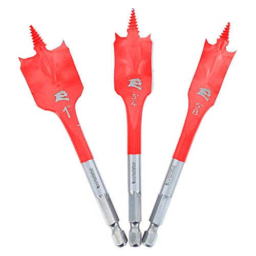 3 Pc Speedon Spade Bit Set De 3 Piezas