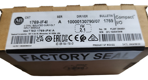 Allen Bradley 1769-if4i Input Module Analog