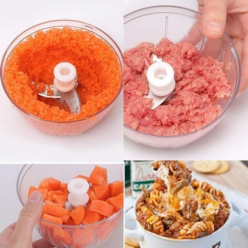 Imagen 6 de 7 de Picadora De Verduras Mini Chopper Cortador Vegetales