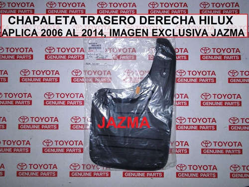 Chapaleta Trasero Derecha Hilux 2006 2014 Original Toyota