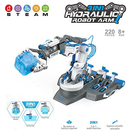 Juguetes Stem, Kit De Brazo Hydrobot, Brazo Robótico, ...