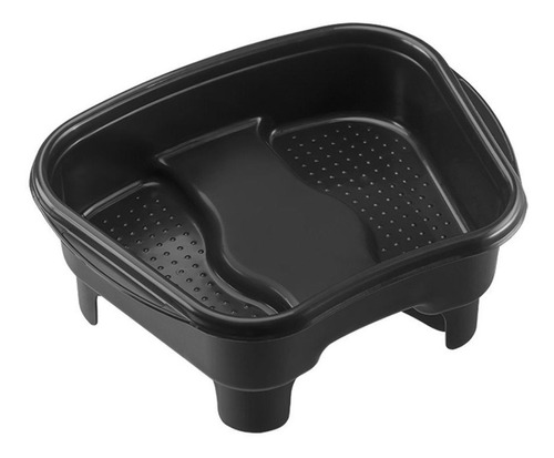 Bacha De Podologia Plastica Con Pedestal Negro Para Pies