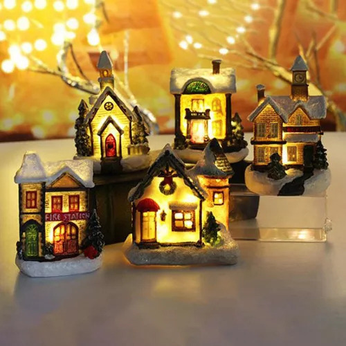 B 6 Decoraciones Navideñas De Christmas Villa Snowroom N