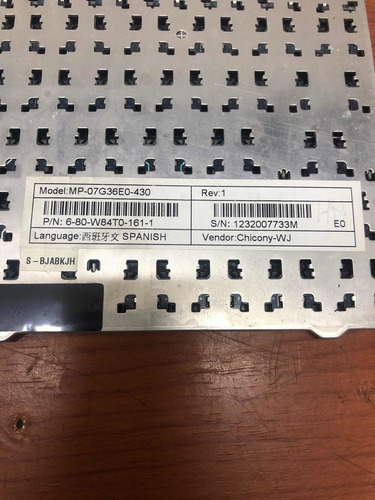 Teclado Laptop Siragon Nb3100 O Soneview O Compatibles