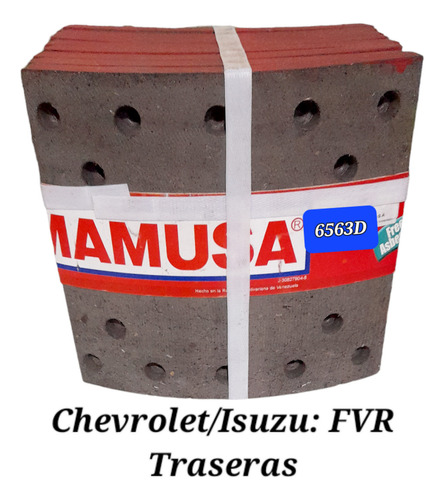 Bandas De Frenos Mamusa 6563=9230 Chevrolet/isuzu Fvr (tras)