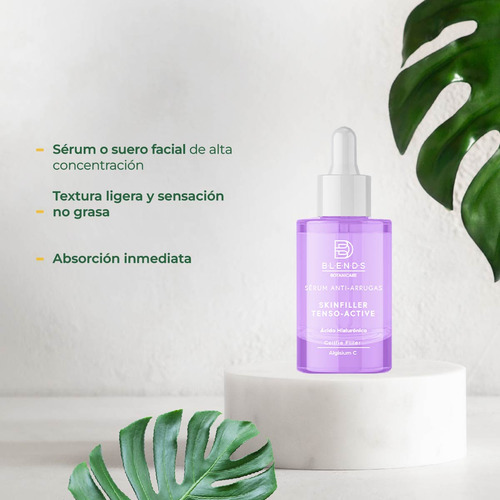 Sérum Facial Skinfiller Blends Botanicare 30ml Tipo de piel Todo tipo de piel