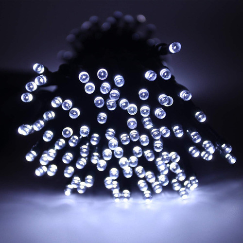 - - 8 Modos De Luces Solares Impermeables De Navidad 200 Led