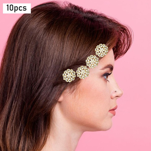 10pcs Flower Buttons Diy Craft Alloy Buttons Fashion For