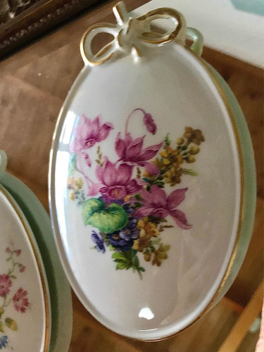 Par De Placas Cuadritos De Porcelana Verbano