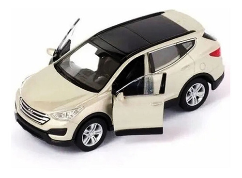 Auto Coleccion Welly Metal Hyundai Santa Fe 1:36 Beige Cuota