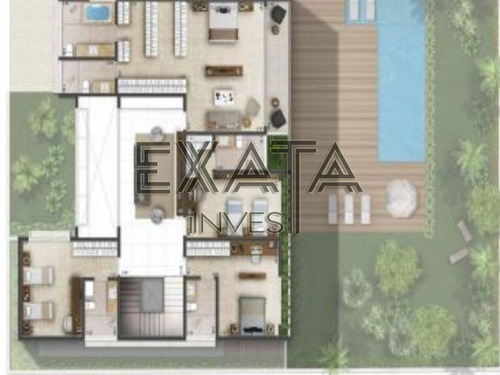 Imagem 9 de 12 de Condomínio De Casa À Venda, Granja Julieta Com 04 Suítes (sendo Uma Master Banho Sr/sra), 06 Vagas De Garagem, Excelente Jardim Privativo, Preparação Para Elevador. - Ca00877 - 70474871