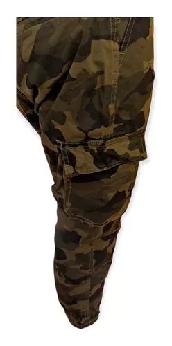 Pantalón Jogger Para Hombre Estilo Militar, Camuflado
