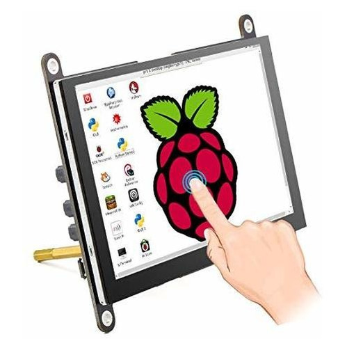 Monitor Elecrow Raspberry Pi, Pantalla Táctil Ips De 5 Pulga