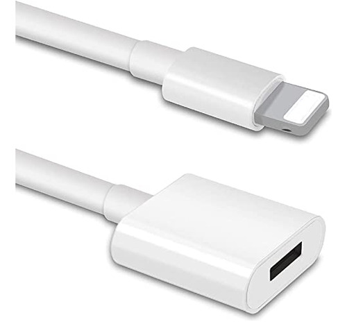 Charger Extension Cable Para iPhone/iPad Blanco