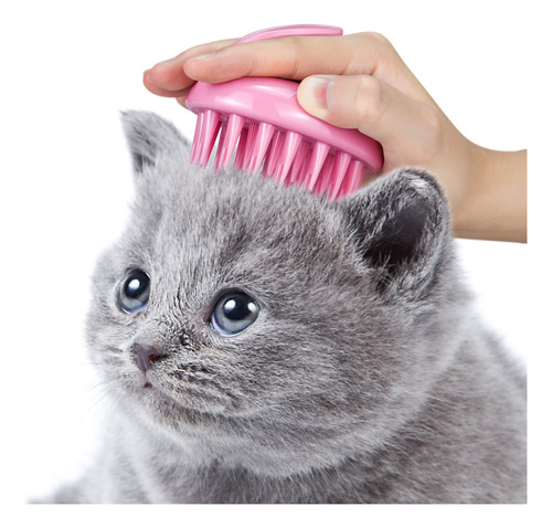 Celemoon Cepillo Para Gatos Con Pasadores De Goma Suave, Cep