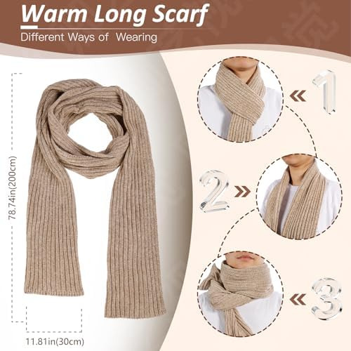 Conjunto De Gorro De Invierno Para Mujer, Bufanda, Guantes P