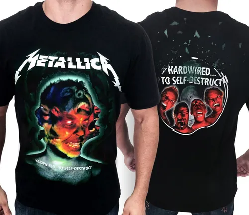 Camiseta metallica hardwired sales