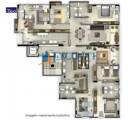 Imagem 3 de 5 de Apartamento Para Vender No Bessa, João Pessoa, Paraíba - 22612-36939