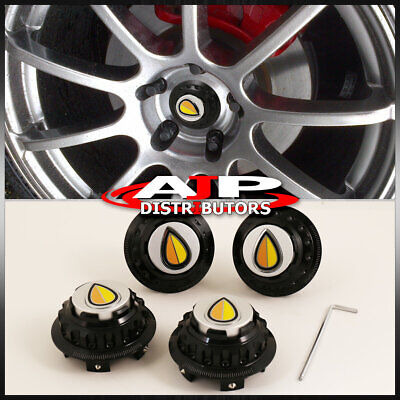 (4 Piece) Universal 2.5 Racing Sport Wheel Hub Center C Yyo