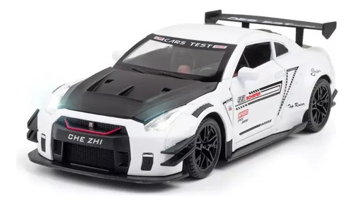 R35 Racing Sport Miniatura De Metal Con Luz A