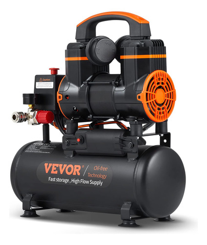 Compressor De Ar Vevor 8l 1,2 Hp 2,2 Cfm @90psi 116 Psi Sem