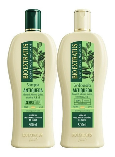 Kit Jaborandi Antiqueda Shampoo + Cond 500ml Bio Extratus