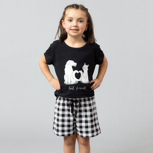 Pijama Niña 2p M/corta - Short 33557-2