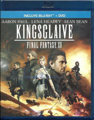 Final Fantasy Xv Kingsglaive | Blu Ray + Dvd Película Nuevo