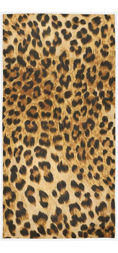 Toalla Mano Lavable Algodon Transpirable Estampado Leopardo