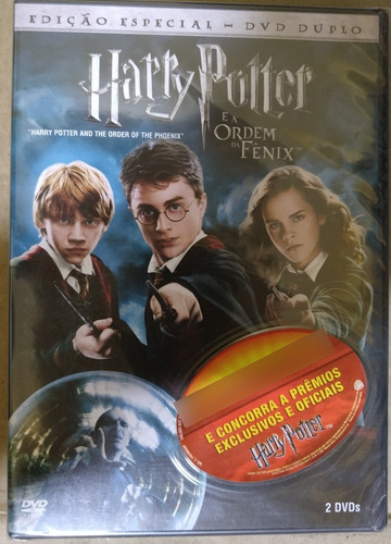 Dvd Harry Potter E A Ordem Da Fênix