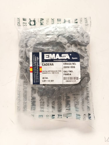 Cadena Tiempo Mazda 6 2.3 Ford Ranger 2.3 69 Eslabones
