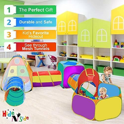 Imagen 3 de 7 de Regalo Para Niños Y Niñas, Bote, Tienda De Campaña Y Tunn.