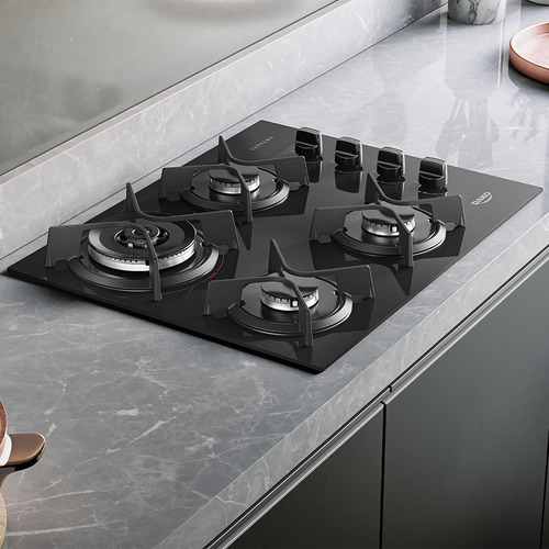 Cooktop Dako Supreme A Gás 4 Bocas Automático E Tripla Chama Bivolt