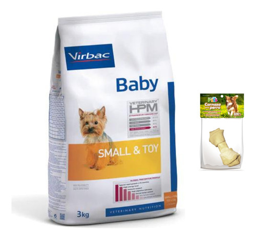 Alimento Virbac Baby Small & Toy 3kg Ms