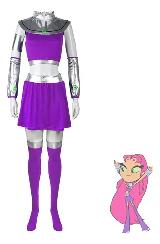 Disfraz De Starfire De Raven Teen Titans, Disfraz De Starfir