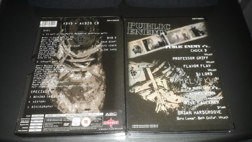2 Dvds 1 Cd Public Enemy Revolverlution Tour Australia 2003 (Usado)