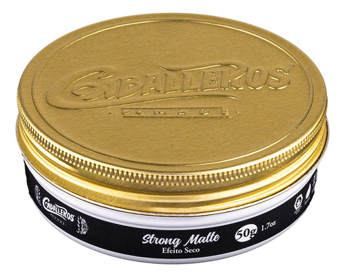 Pomada Modeladora Para Viagem Caballeros Strong Matte 50g
