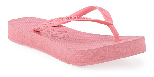 Ojotas Havaianas Slim Flatform Mujer Rosa 1 Solo Deportes