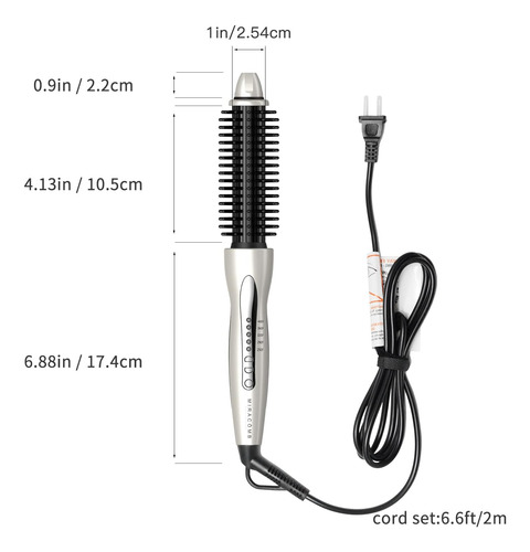 Miracomb: Cepillo Alisador Y Rizador Térmico Para Cabello