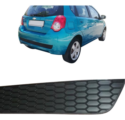 Aveo Hatchback - Moldura Parachoque Posterior