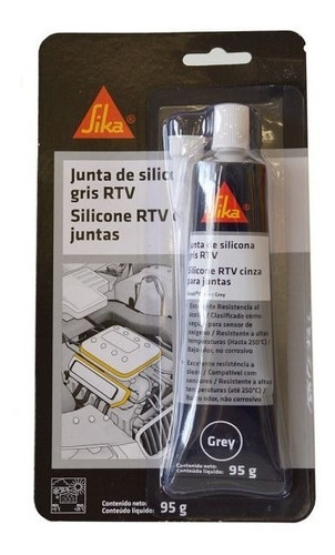 Junta De Silicona Gris Rtv Sika 