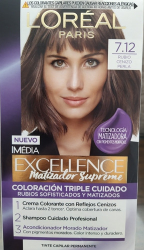 Tinte Imedia Excellence Matizador Supremetono 7.12