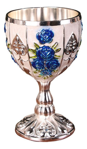 Classic Vin Metal Wine Goblet Carving Pattern