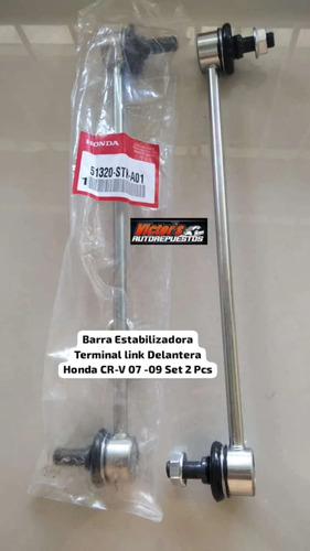 Barra Estabilizadora Terminal Link Del Honda Cr-v 07 09 Set2