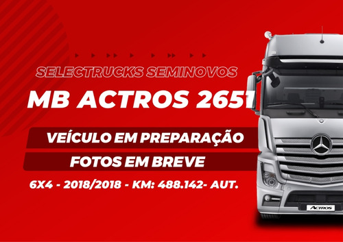 Mercedes-benz Actros 2651 S, 6x4, Megaspace.