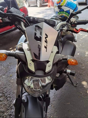 Mica Parabrisas Yamaha Fz 07 Mt 07 Acero Inox (2014-2017)