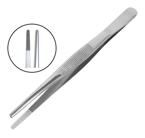 Pinza Diseccion Sin Dientes Acero Inox 14.5cm 25204 1pz.