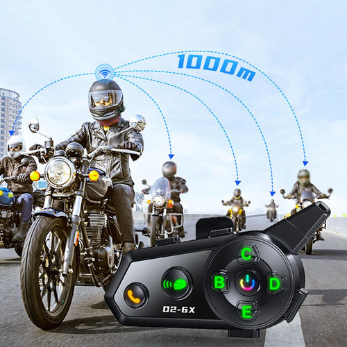 Intercomunicador Para Motocicleta, Fone De Ouvido, Capacete,