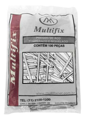 Prego De Aço 15x15 Com Cabeça Cento - Multifix