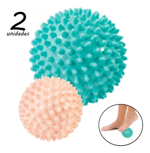 Kit Bolas Massageadoras Com 2 Unidades Cravos Relax Ball